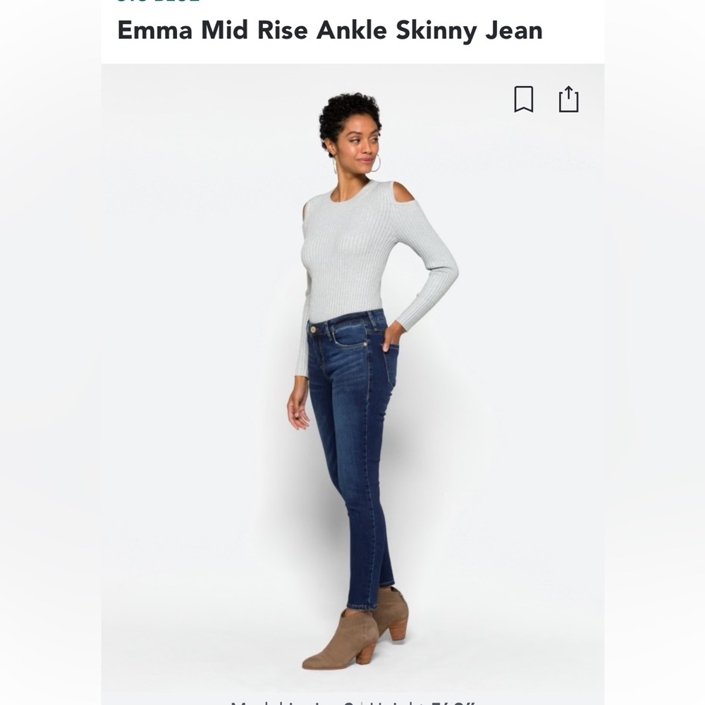 STS Blue Emma Mid Rise Ankle Jean size 12